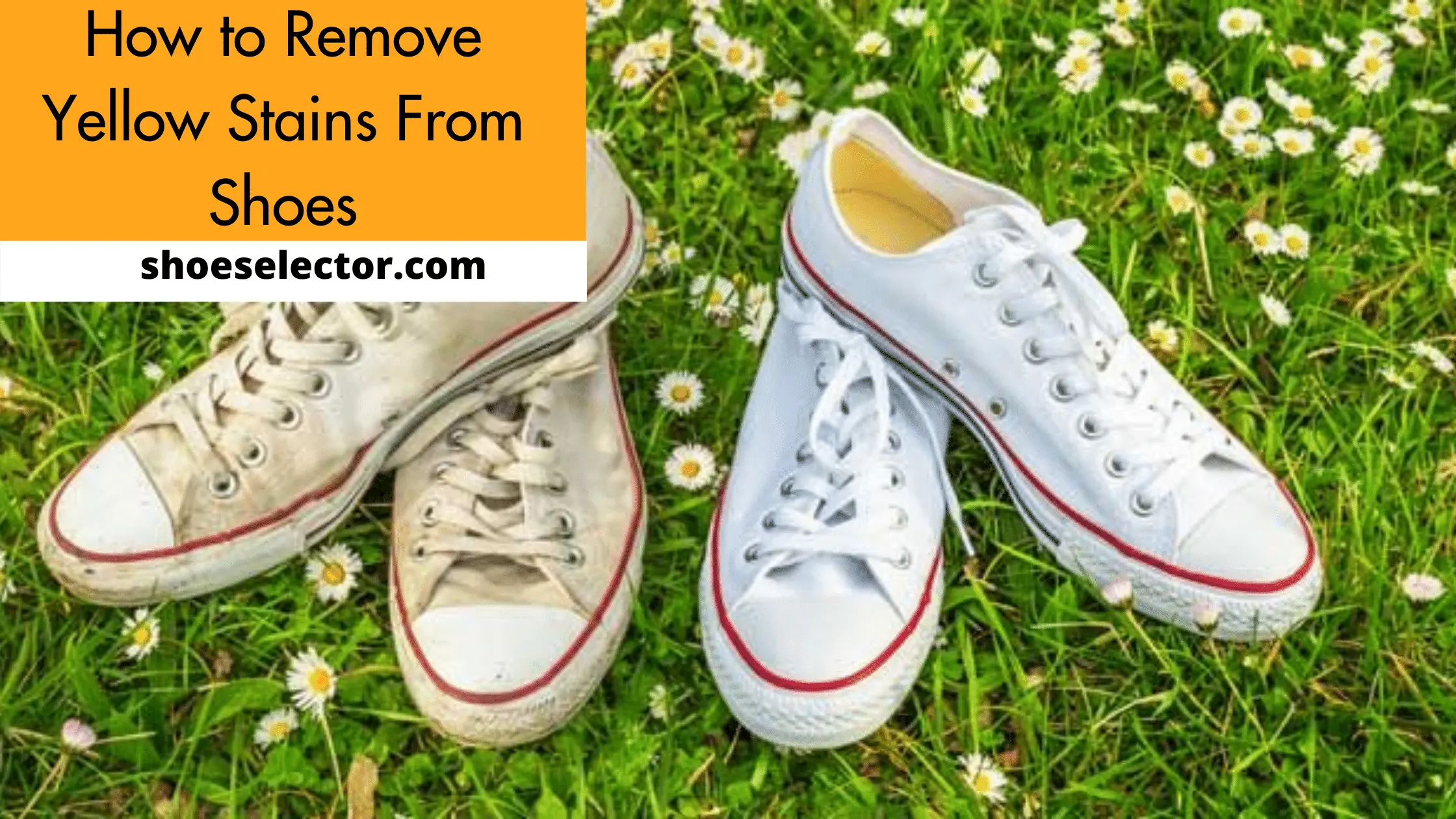 How to Remove Yellow Stains From Shoes? - Unique Guide