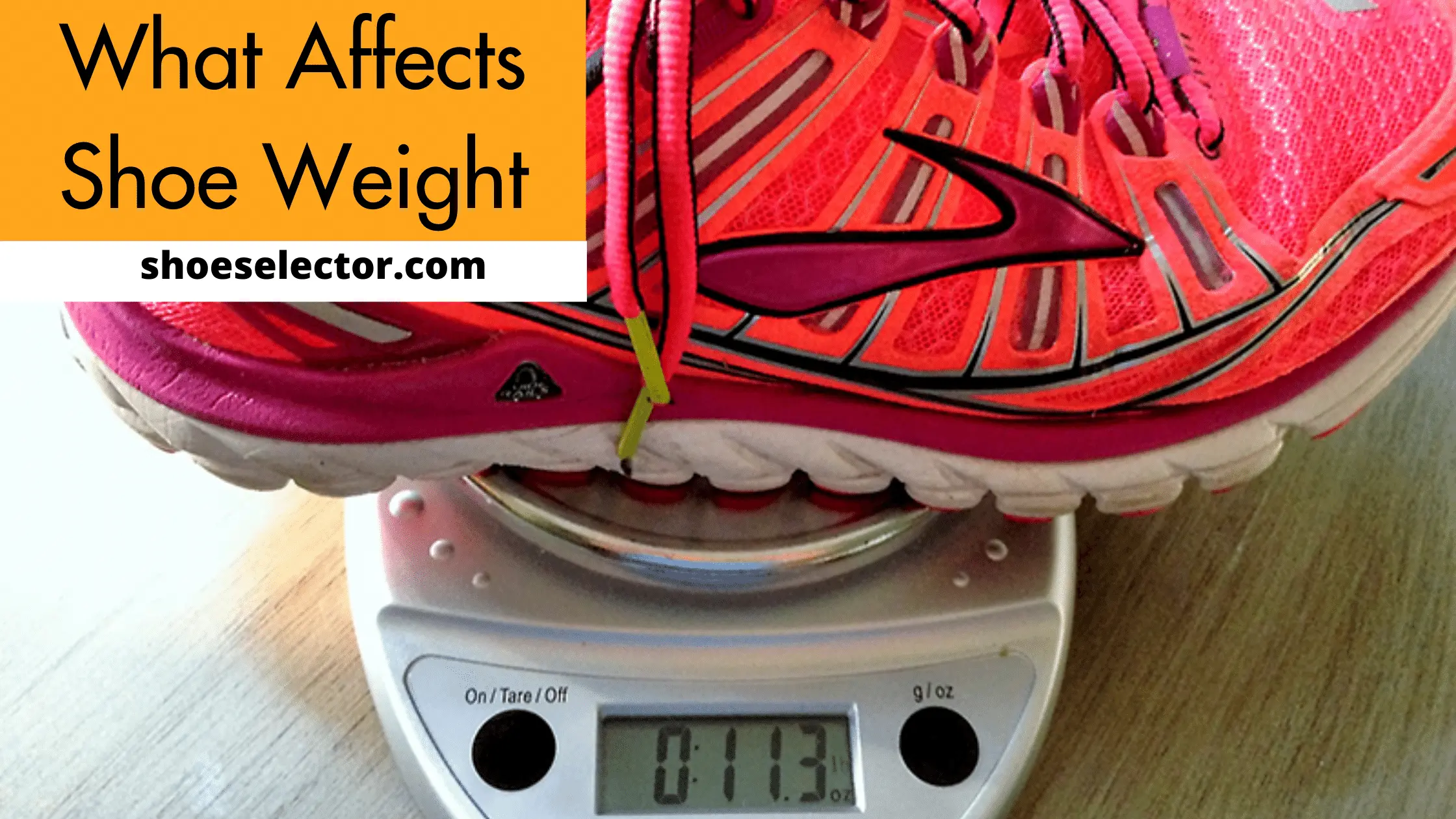 What Affects Shoe Weight?