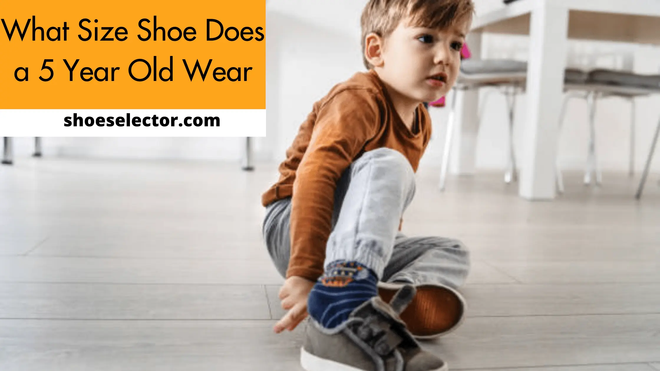 What Size Shoe Does a 5 Year Old Wear?