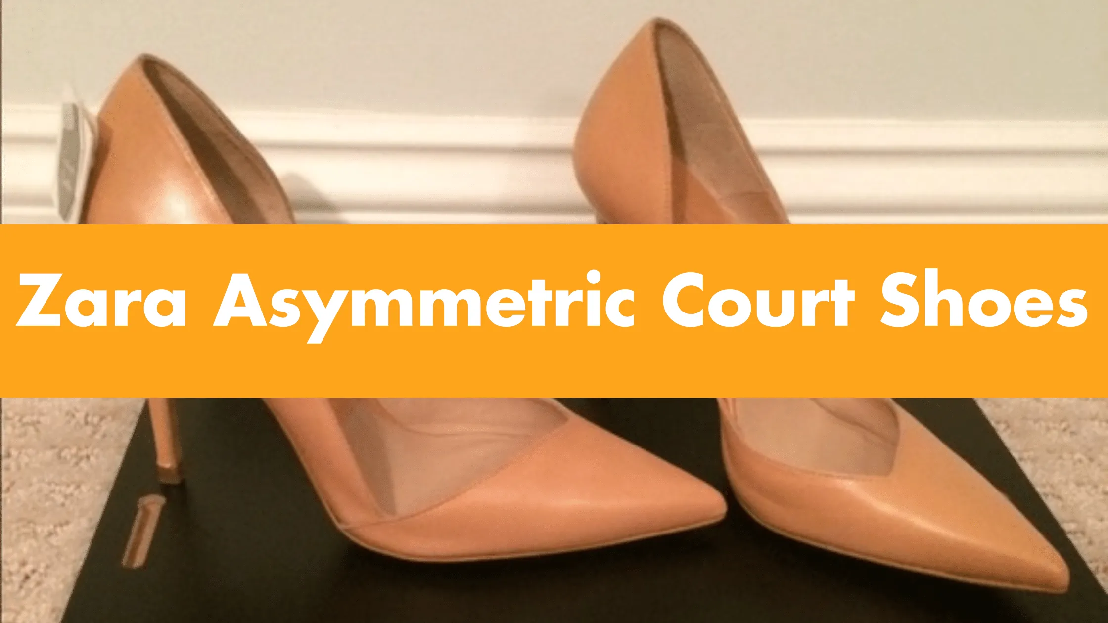 Zara Asymmetric Court Shoes